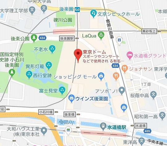 東京ドーム周辺地図
